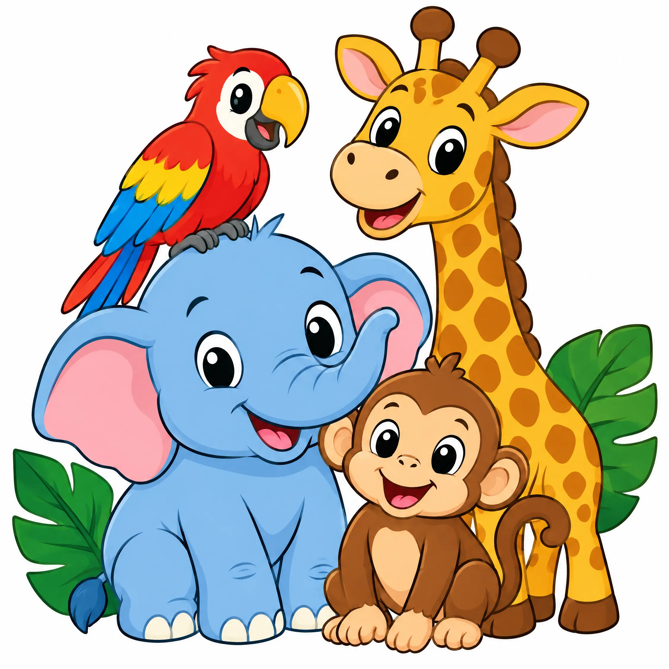 Cover of My First Jungle Animals Coloring Book